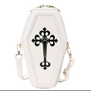 Coffin Crossbody Bag Goth Gothic Emo Punk Cross Body‎ Shoulder Bag Purse